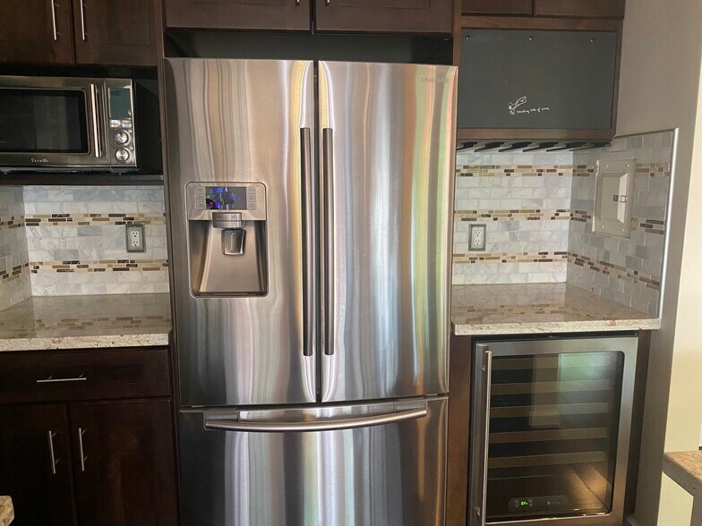 French Door Fridge, Convection/Microwave Combo, and Wine Cooler - 4 Admiral Dr