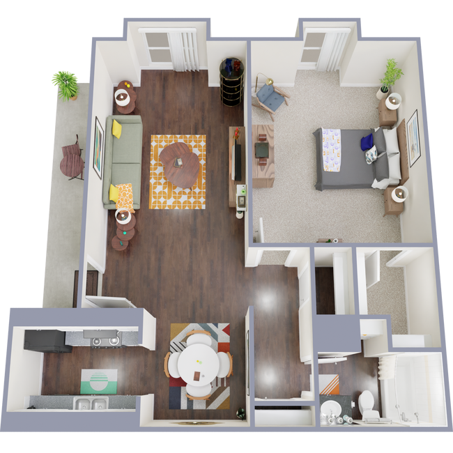 Floorplan - Bainbridge Apartments