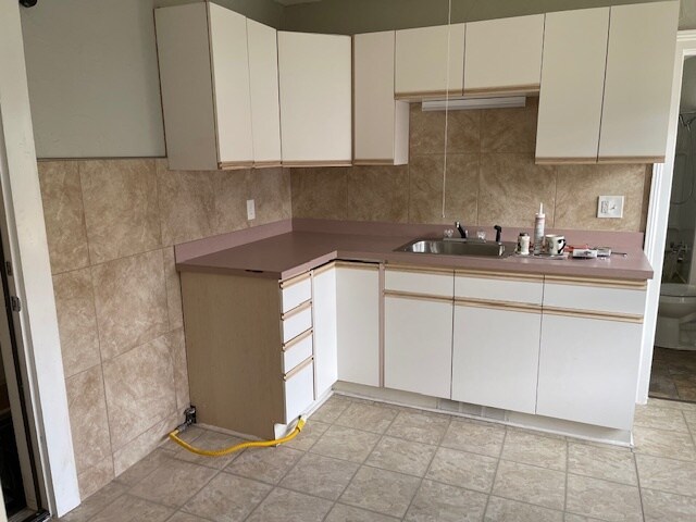 Kitchen with new back slash - 342 Pennsylvania St