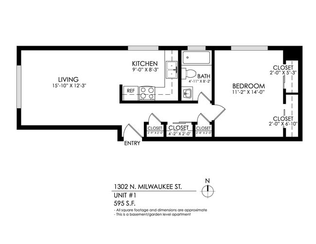 Floorplan - 1302 Milwaukee