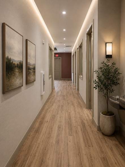 Hallway in business center - Reserves at Las Entradas