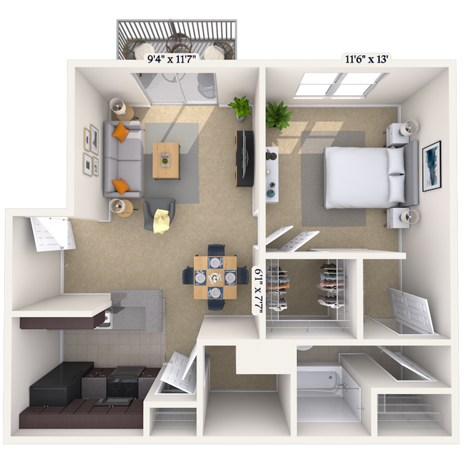 Floorplan - MAA Kirby Station