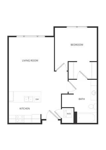 Frederick 1B 1x1 - Frederick Lofts