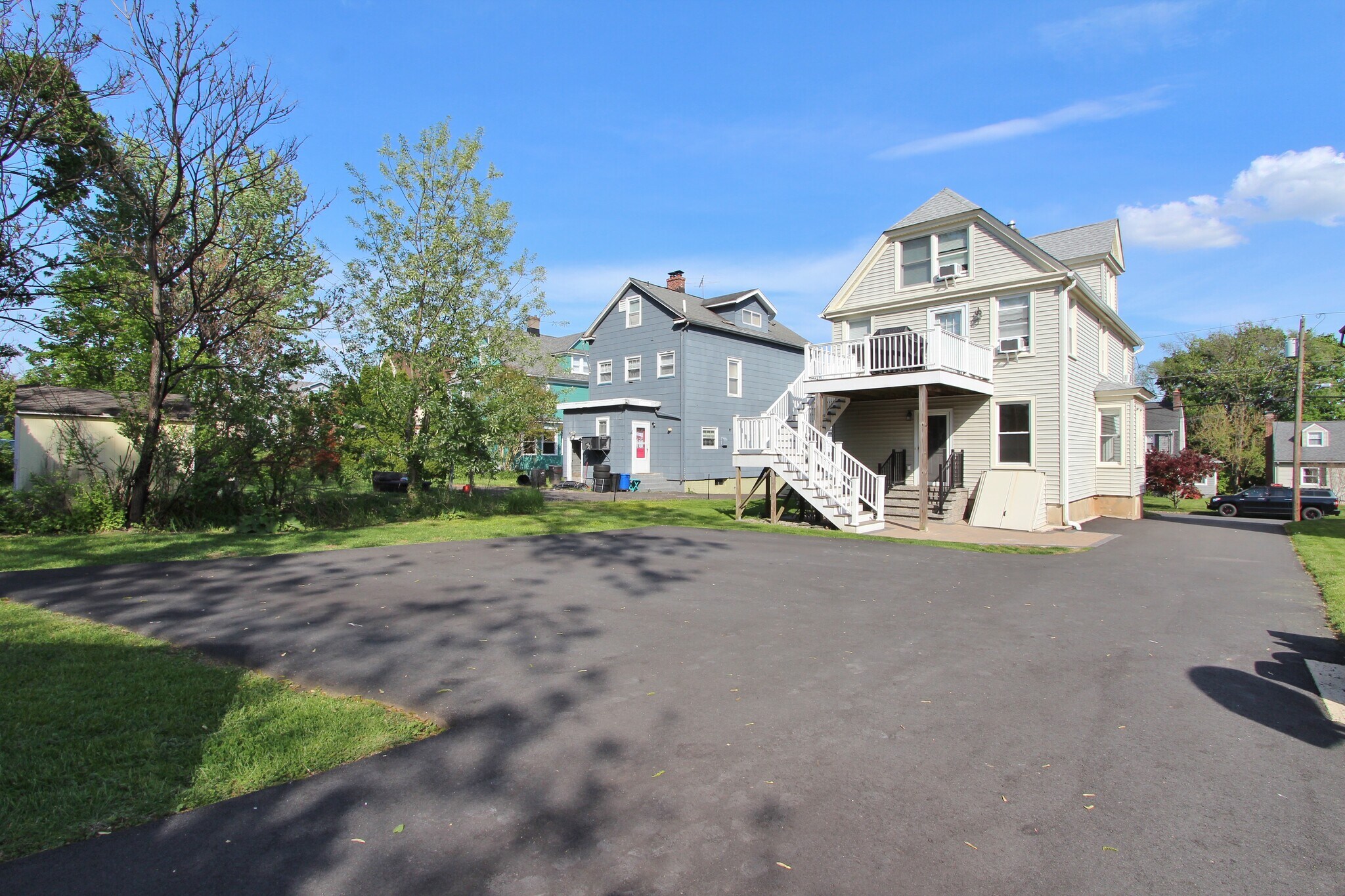 Rear View With Driveway - 552 Cumberland St