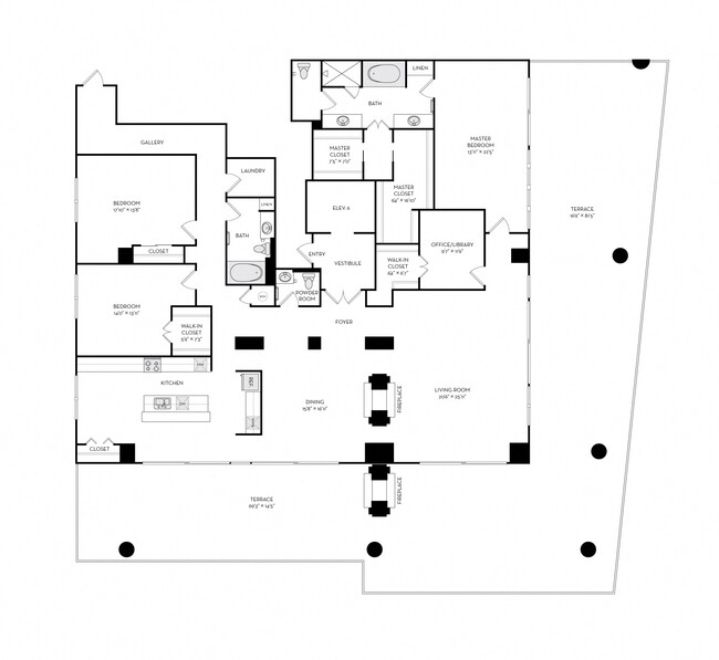 Floorplan - The Heights at Park Lane