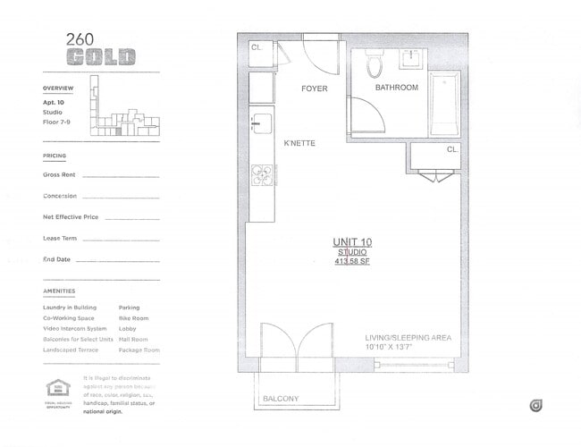 Floorplan - 260 Gold