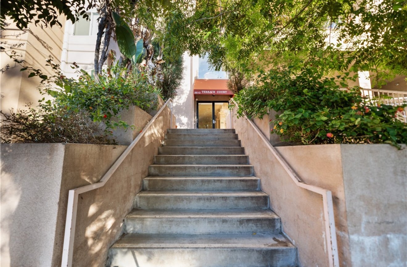 Main entrance - 9610 Zelzah Ave