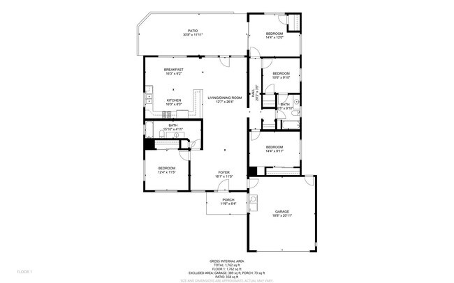 Building Photo - Remodeled! LARGE Living Room!