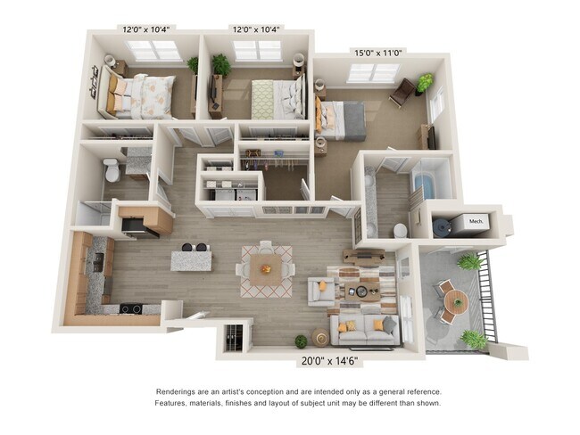 Floorplan - The Bend Arbordale
