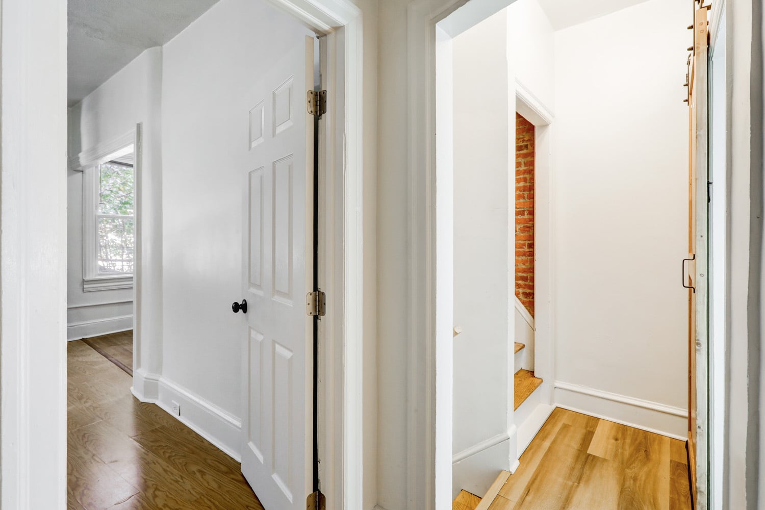 Hall Facing Bedroom Doors - 652 Columbia Ave