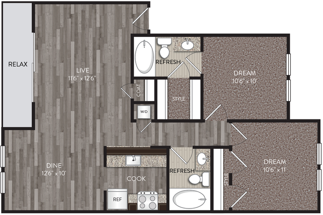 Floorplan - The Baxter at Westwood