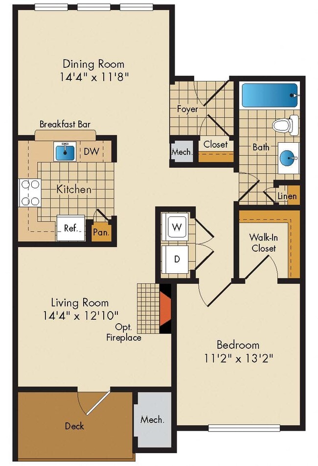 Floorplan - The Courts of Devon