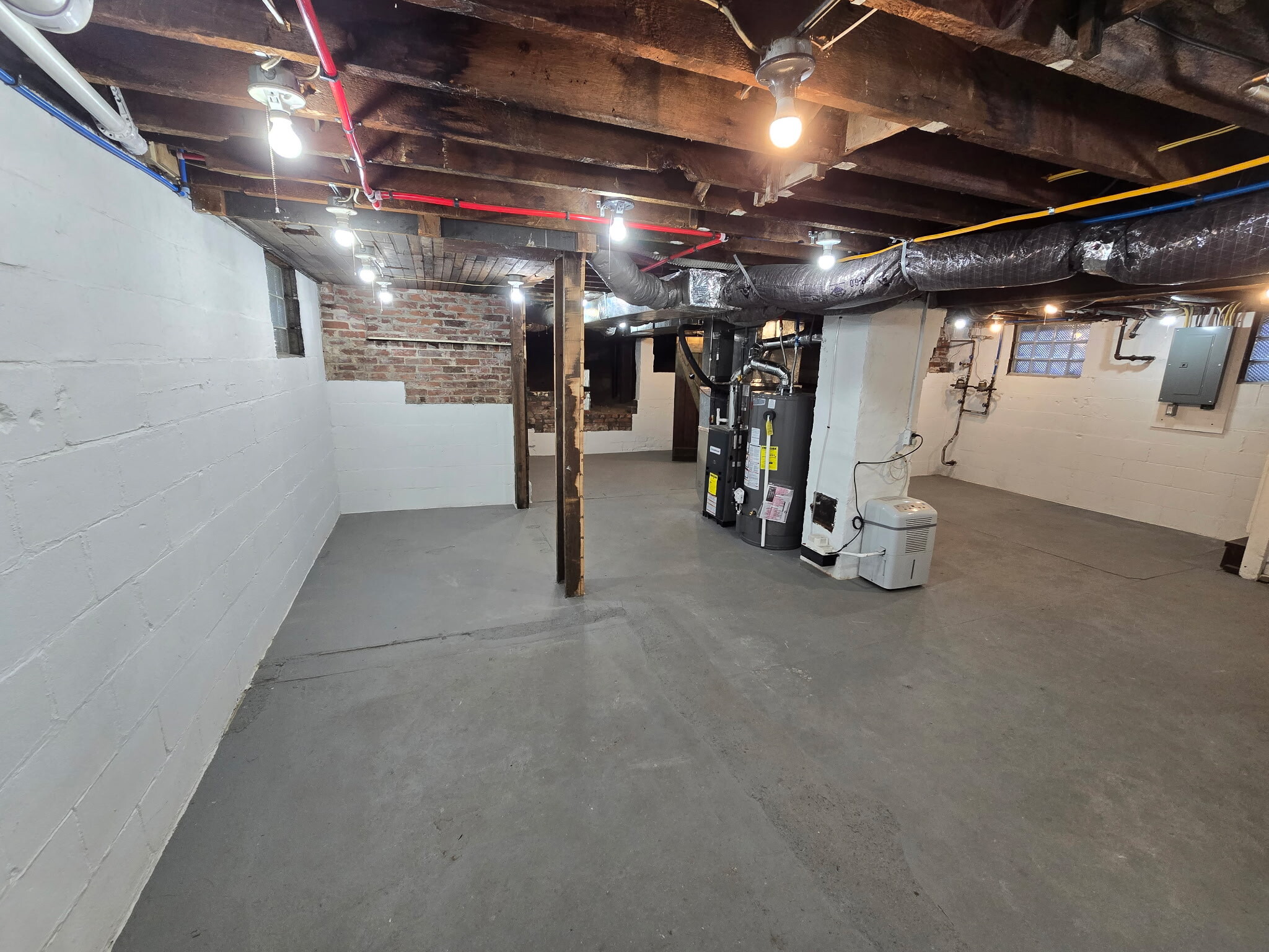 Tons of space! Super open basement with lots of lighting - 1473 Montgomery Ave