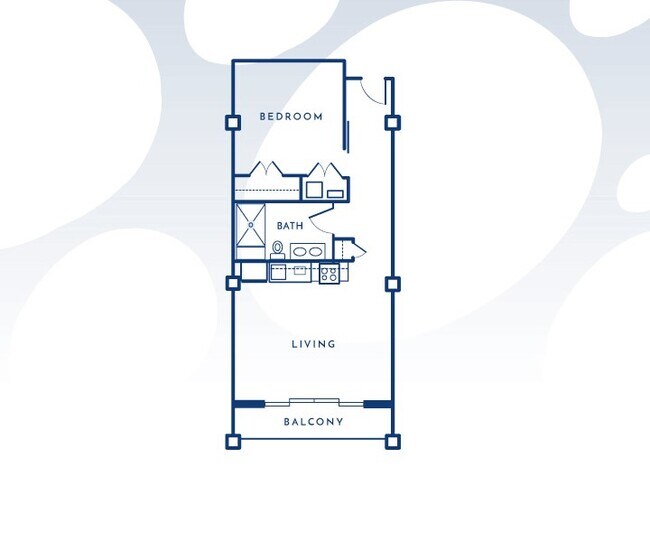 750 sf - The Meridia Apartments