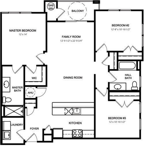 Floorplan - Riverwoods at Lake Ridge