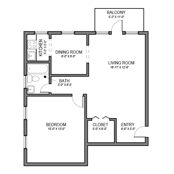 Floorplan - Hempstead Road Apartments