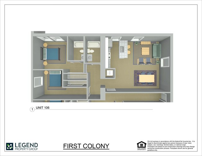 Floorplan - First Colony Flats