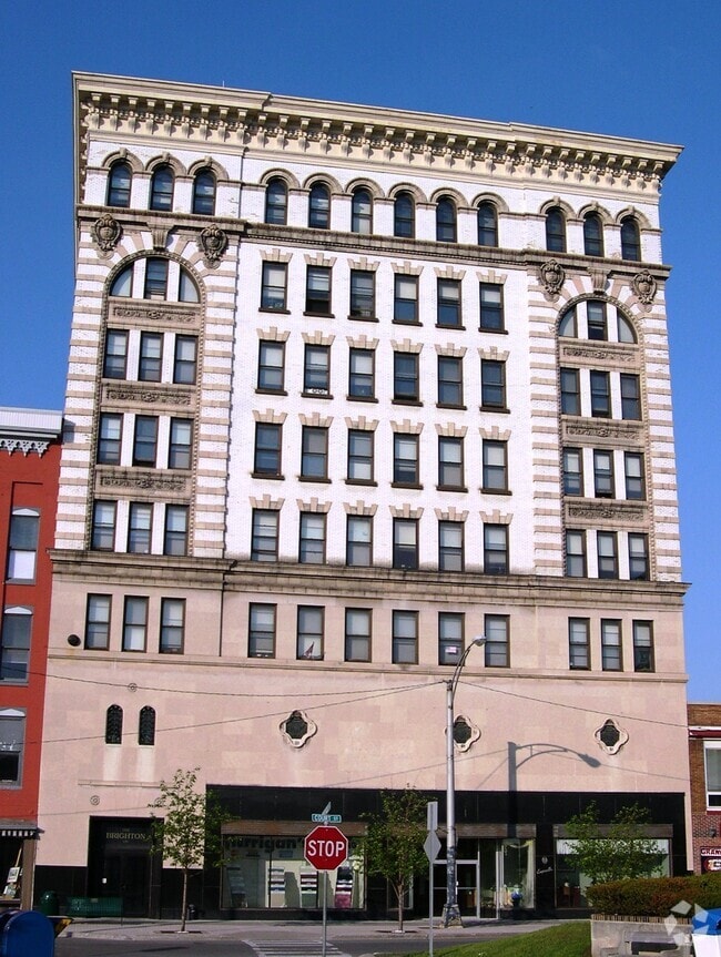 A view from the south of Watertown's tallest building from the mid 1900s to the mid '60s - The Brighton
