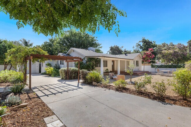 Right side yard plant pergola - 228 N Pueblo Ave