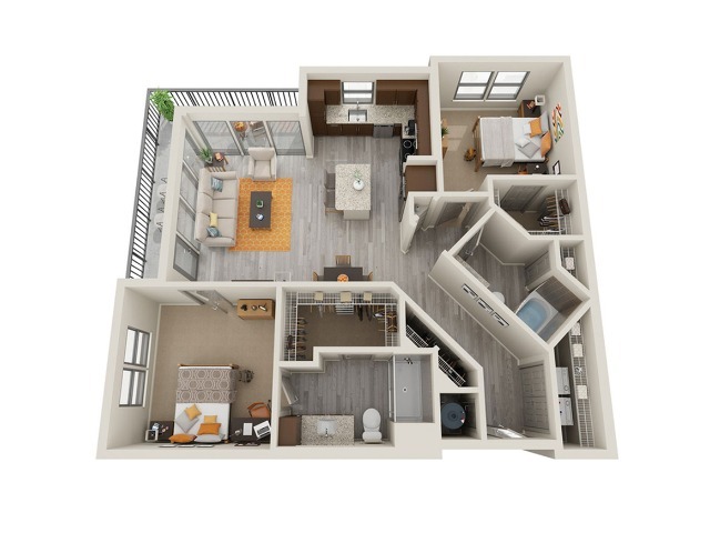 2 Bedroom, 2 Bath - Astoria at Celebration