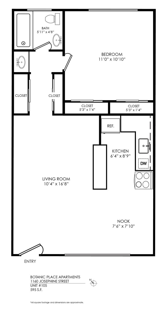 Floorplan - Botanic Place Apartments