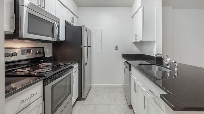 Kitchen with Stainless Steel Appliances - 2501 Porter