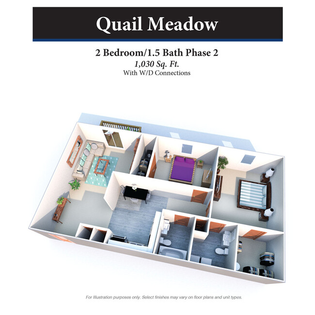 Floorplan - Quail Meadow Apartments