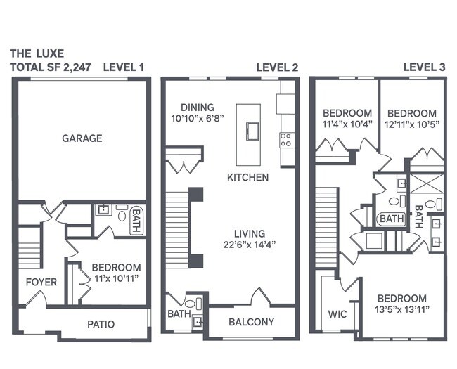 Floorplan - The BLVD at Wilson Crossings