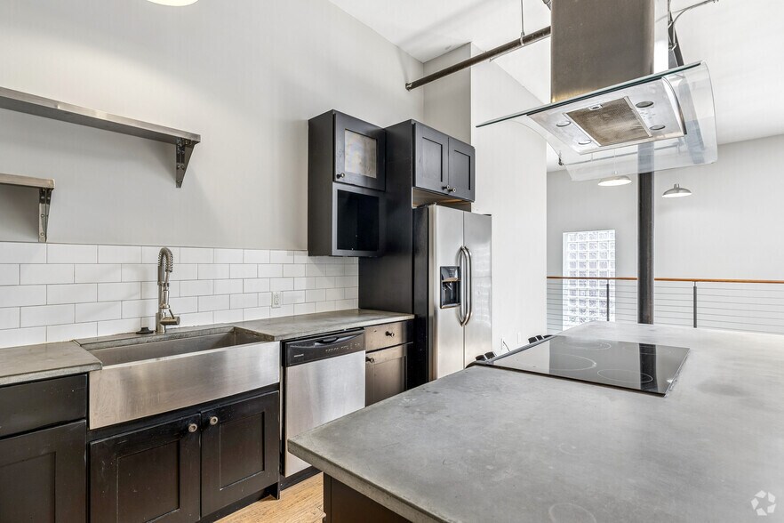 2BR, 1.5BA - 1,500SF - Kitchen - The Button Lofts