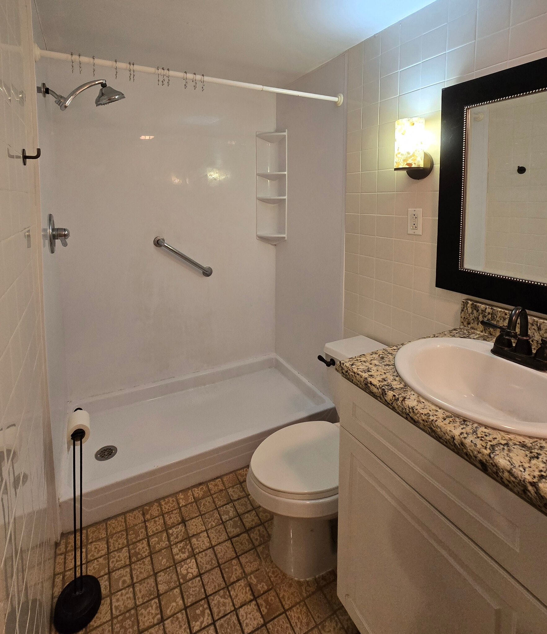 Bathroom with shower - 443 Green Ln