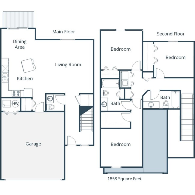 Floorplan - Stonefield Townhomes