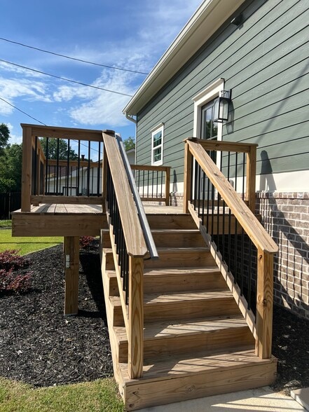 Back deck off back entry - 1250 S Madison Ave