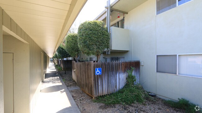 Walkway - Whitney Mission Apartments