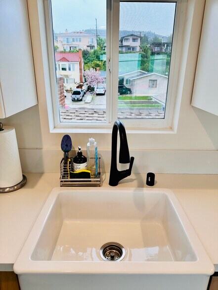 Farmhouse sink with views - 236 N Goodhope Ave