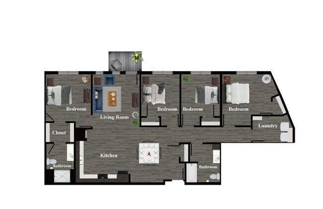 Floorplan - Vue Pointe Apartments