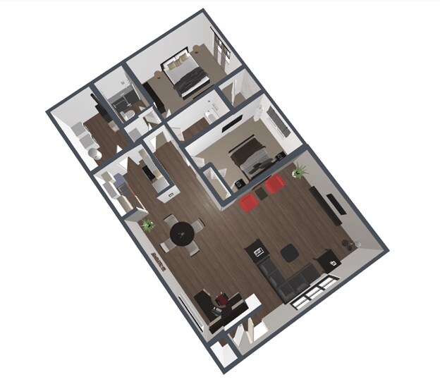 Floorplan - Park Place Apartments