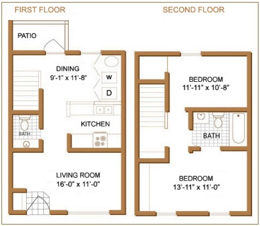 2BR/1.5BA - Fox Pointe Apartments