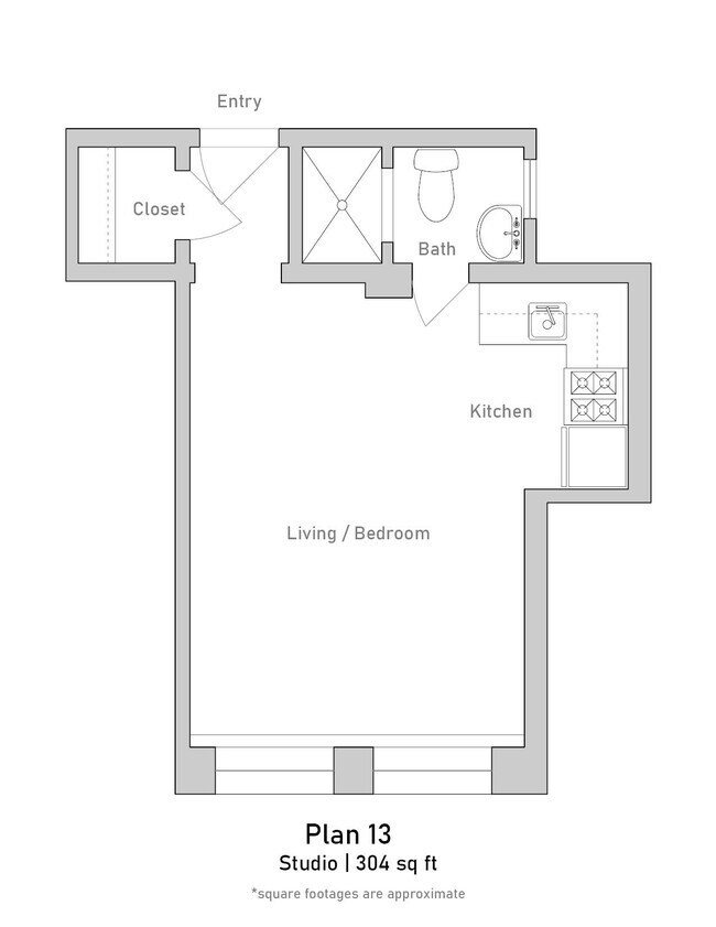 Floorplan - The Studios at Bronson