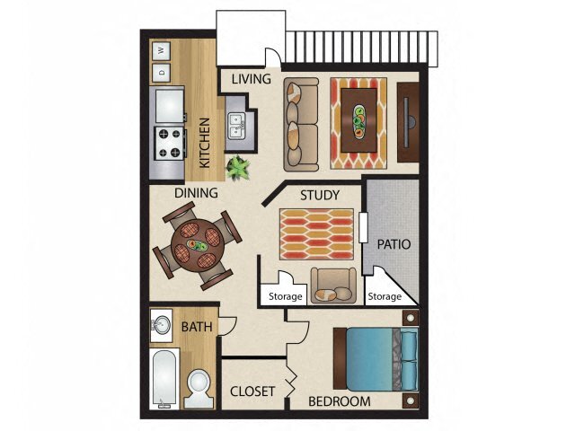 Floorplan - 5636 Apartment Homes