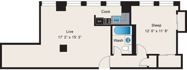 Floorplan - Reside on Wellington