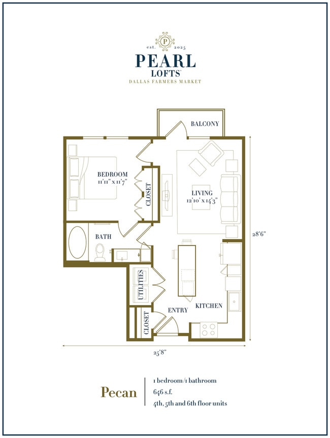 Floorplan - Pearl Lofts
