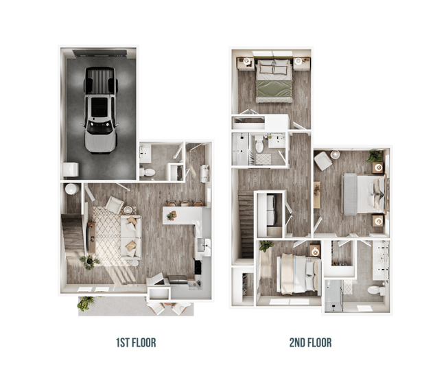 Floorplan - Alpine Landing Townhomes