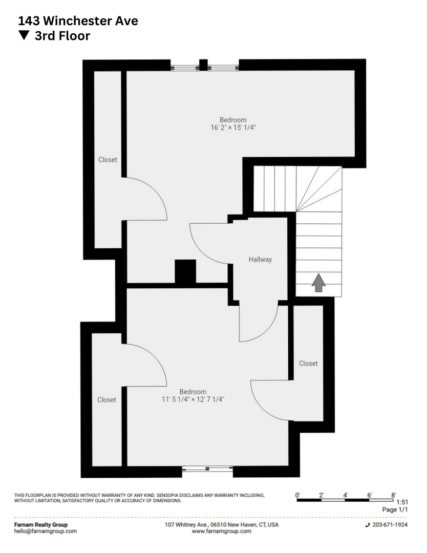 3rd Floor - 143 Winchester Ave
