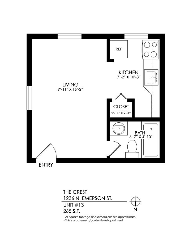 Floorplan - The Crest