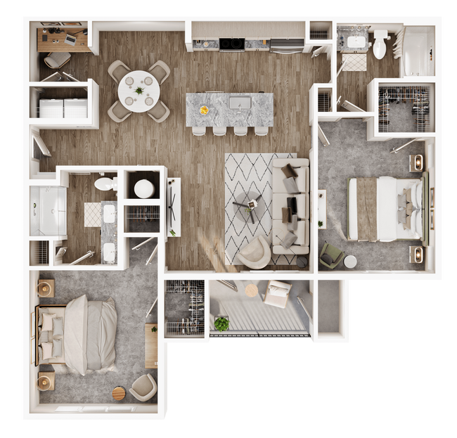 Floorplan - Argento at Three86