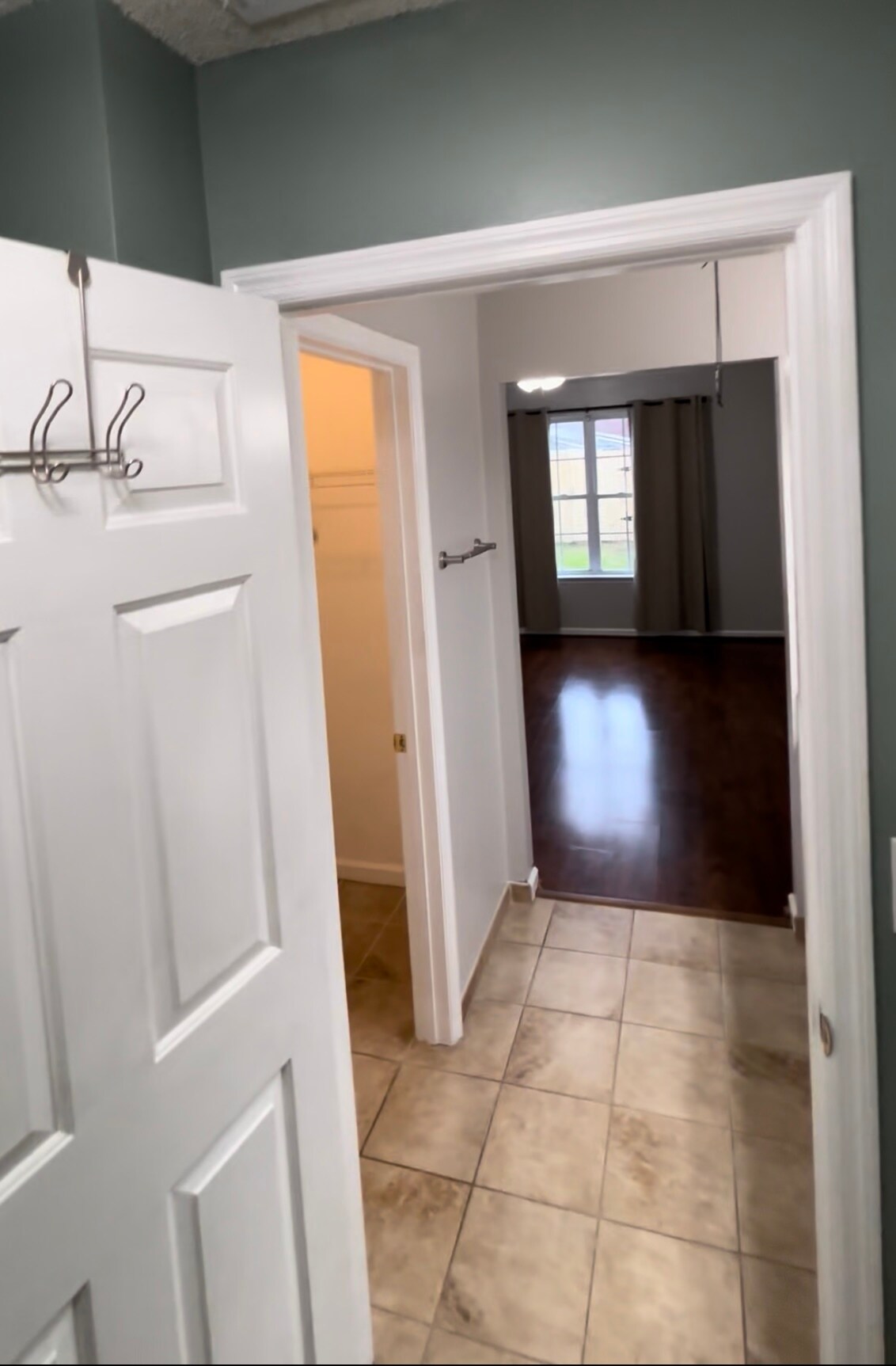 looking from main bedroom 1 bathroom out to closet and bedroom - 1208 Apex Ln