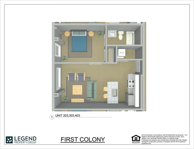 Floorplan - First Colony Flats