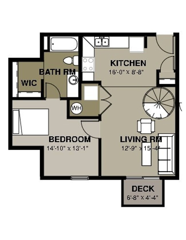 Floorplan - 210 Gray - Sunset View