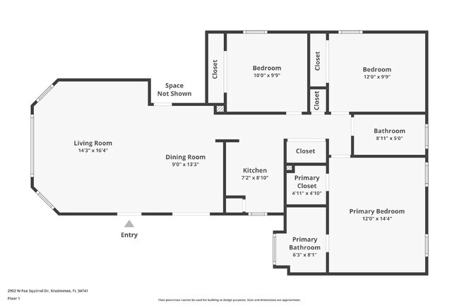 Building Photo - Spacious 3-Bedroom, 2-Bath Oasis in the Heart of Kissimmee!