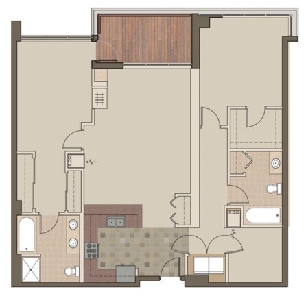 2BR/2BA - The Esplanade